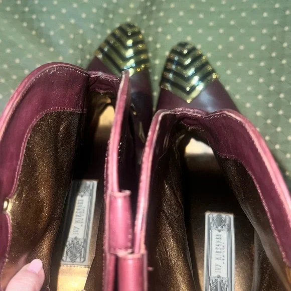 Ivy Kirzhner Leather Western Burgundy Leather Boots (Sz:7.5M) - Picture 8 of 12